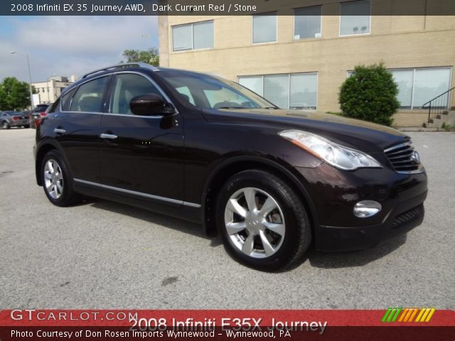 2008 Infiniti EX 35 Journey AWD in Dark Currant Red