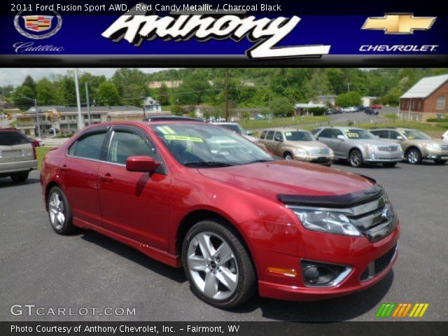 2011 Ford Fusion Sport AWD in Red Candy Metallic