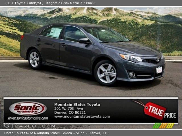 2013 Toyota Camry SE in Magnetic Gray Metallic