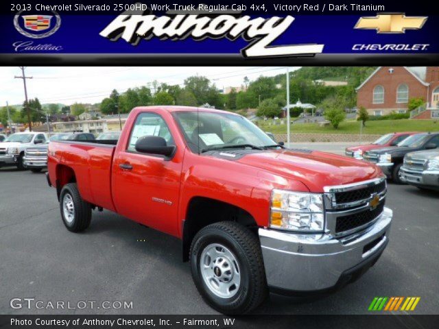 2013 Chevrolet Silverado 2500HD Work Truck Regular Cab 4x4 in Victory Red