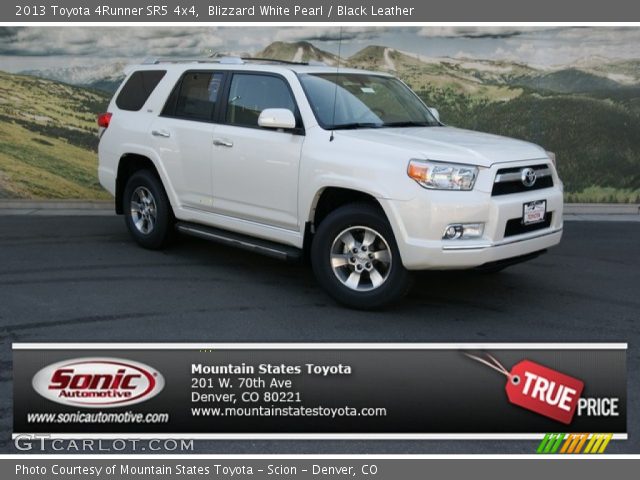 2013 Toyota 4Runner SR5 4x4 in Blizzard White Pearl