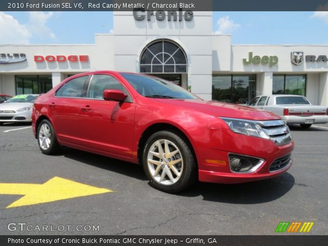 2010 Ford Fusion SEL V6 in Red Candy Metallic