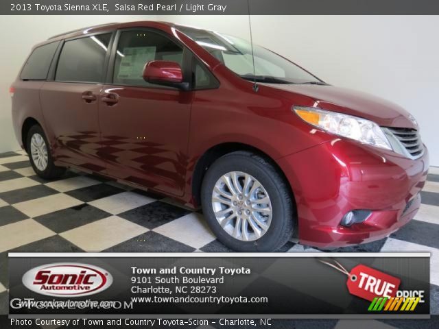 2013 Toyota Sienna XLE in Salsa Red Pearl