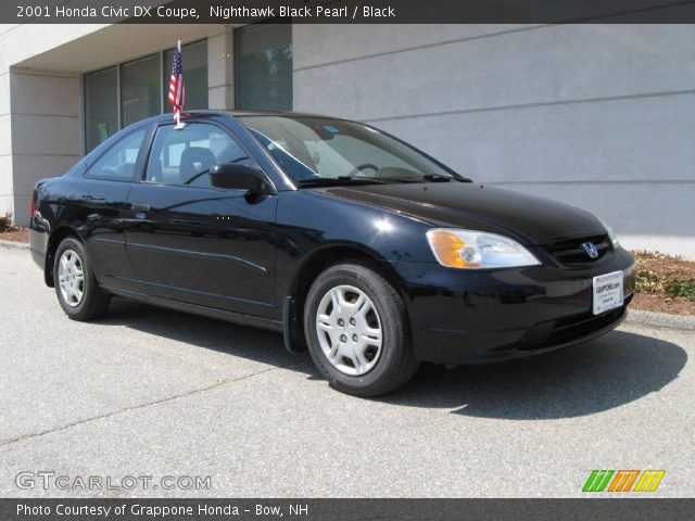 2001 Honda Civic DX Coupe in Nighthawk Black Pearl