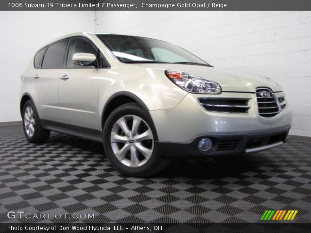 2006 Subaru B9 Tribeca Limited 7 Passenger in Champagne Gold Opal