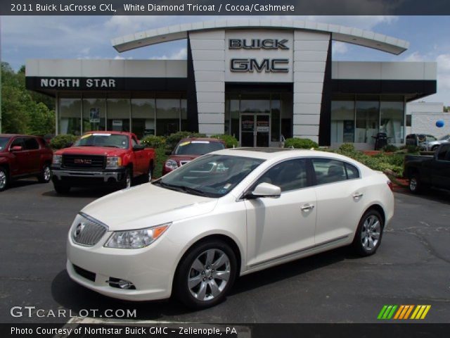2011 Buick LaCrosse CXL in White Diamond Tricoat