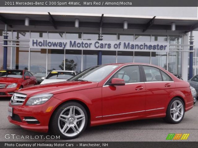 2011 Mercedes-Benz C 300 Sport 4Matic in Mars Red