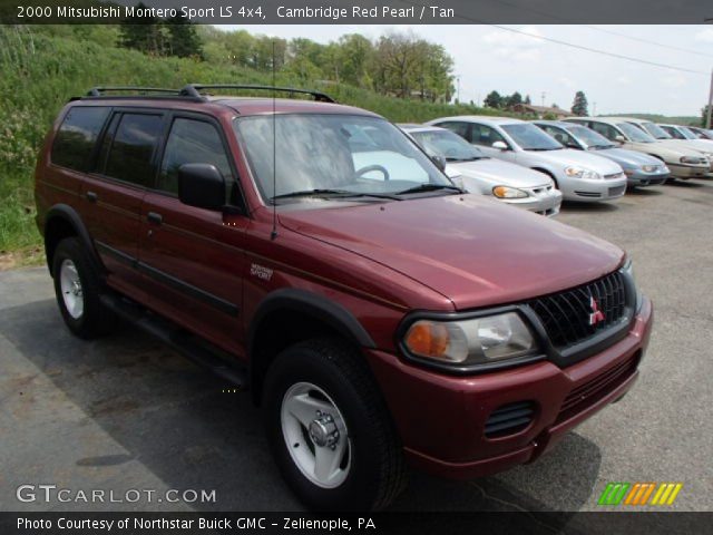 2000 Mitsubishi Montero Sport LS 4x4 in Cambridge Red Pearl