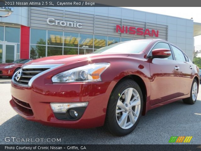 2013 Nissan Altima 2.5 SL in Cayenne Red