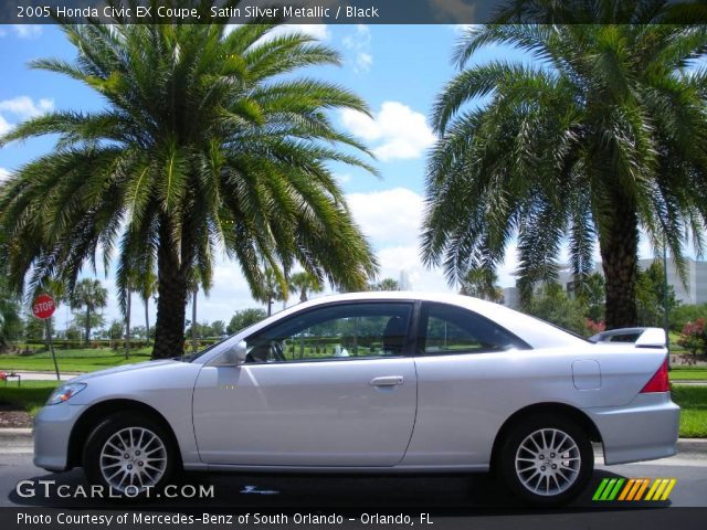 2005 Honda Civic EX Coupe in Satin Silver Metallic