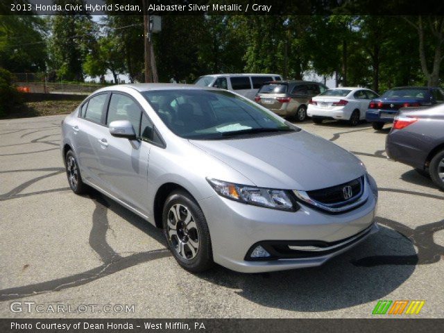 Alabaster silver metallic honda civic #3
