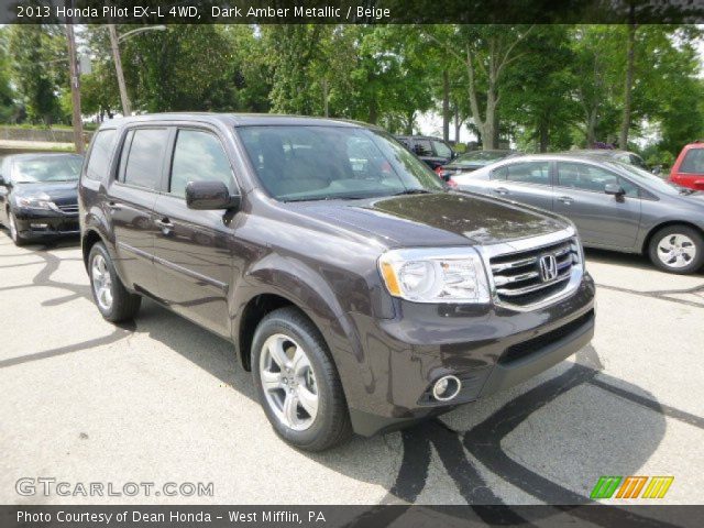 2013 Honda Pilot EX-L 4WD in Dark Amber Metallic
