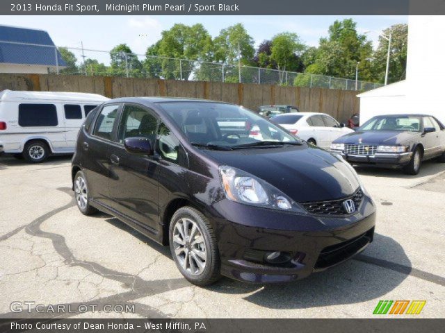 2013 Honda Fit Sport in Midnight Plum Pearl