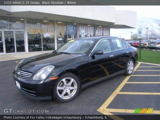 2003 Infiniti G 35 Sedan in Black Obsidian