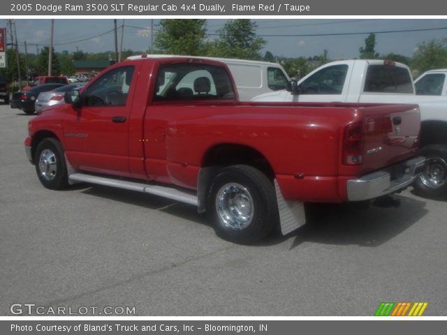 2005 Dodge Ram 3500 SLT Regular Cab 4x4 Dually in Flame Red