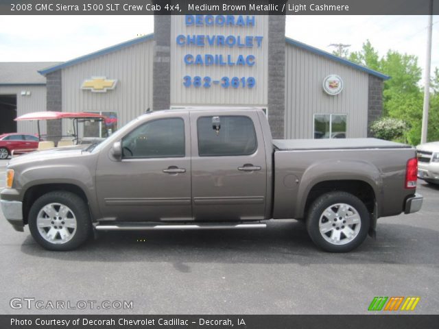 2008 GMC Sierra 1500 SLT Crew Cab 4x4 in Medium Brown Metallic