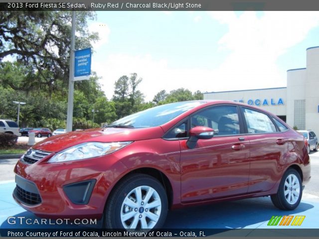 2013 Ford Fiesta SE Sedan in Ruby Red