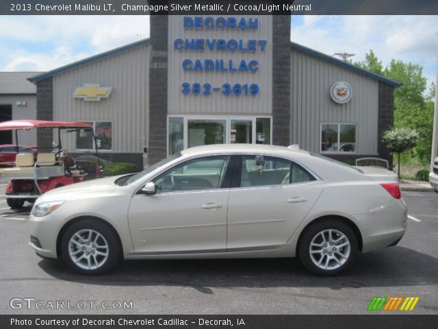 2013 Chevrolet Malibu LT in Champagne Silver Metallic