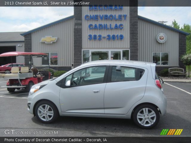 2013 Chevrolet Spark LS in Silver Ice
