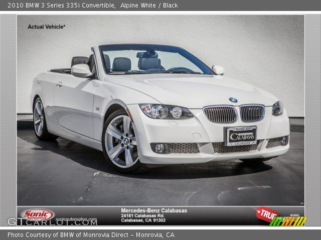 2010 BMW 3 Series 335i Convertible in Alpine White