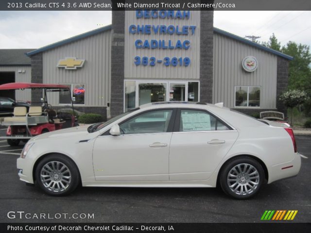 2013 Cadillac CTS 4 3.6 AWD Sedan in White Diamond Tricoat