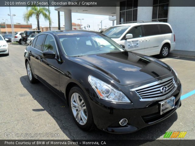 2010 Infiniti G 37 Sedan in Obsidian Black