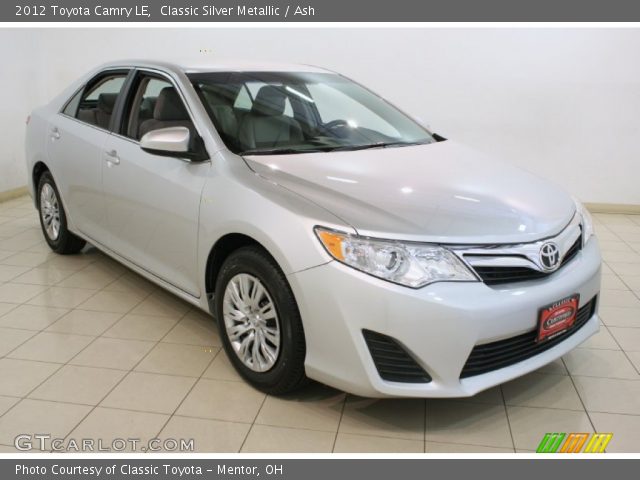 2012 Toyota Camry LE in Classic Silver Metallic