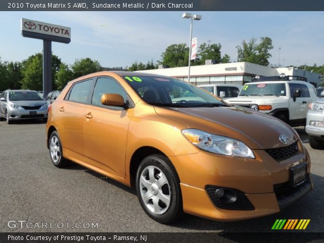 2010 Toyota Matrix S AWD in Sundance Metallic