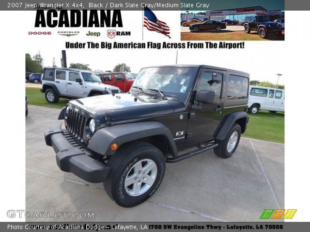 2007 Jeep Wrangler X 4x4 in Black