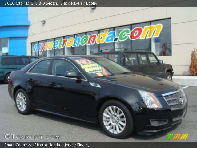 2010 Cadillac CTS 3.0 Sedan in Black Raven