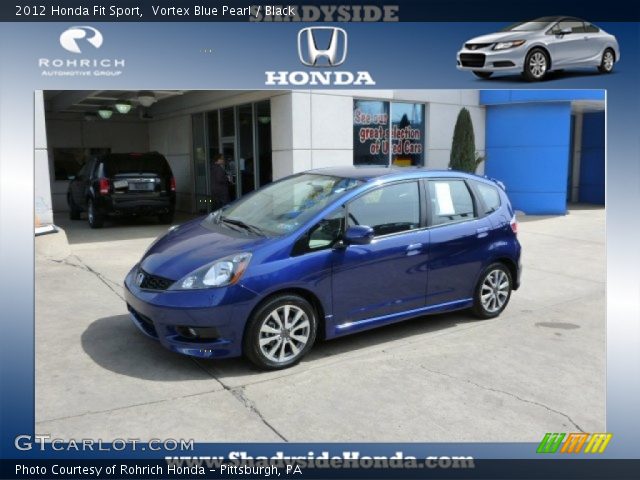 2012 Honda Fit Sport in Vortex Blue Pearl