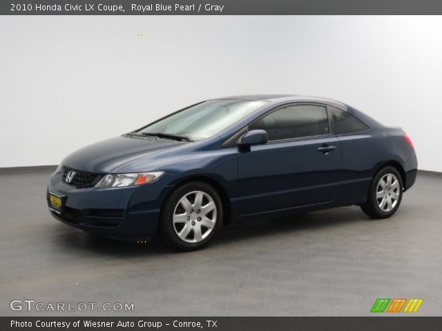 2010 Honda Civic LX Coupe in Royal Blue Pearl