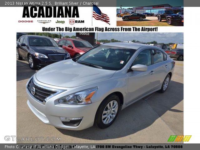 2013 Nissan Altima 2.5 S in Brilliant Silver