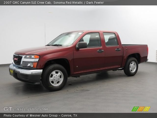 2007 GMC Canyon SLE Crew Cab in Sonoma Red Metallic