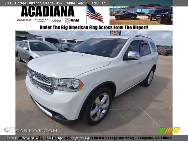 2011 Dodge Durango Citadel 4x4 in White Gold