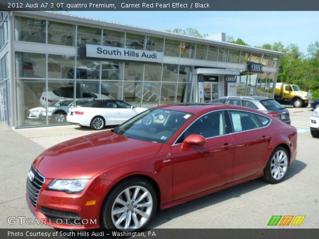 2012 Audi A7 3.0T quattro Premium in Garnet Red Pearl Effect
