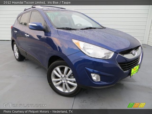 2012 Hyundai Tucson Limited in Iris Blue