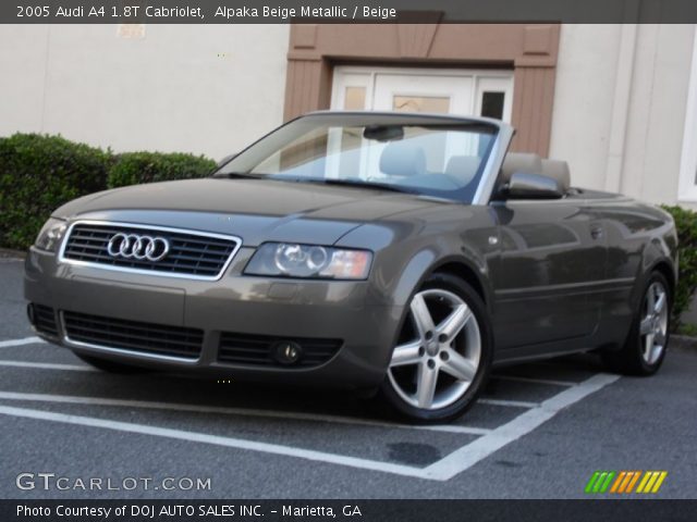 2005 Audi A4 1.8T Cabriolet in Alpaka Beige Metallic
