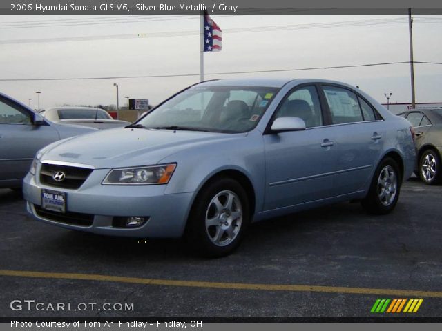 2006 Hyundai Sonata GLS V6 in Silver Blue Metallic