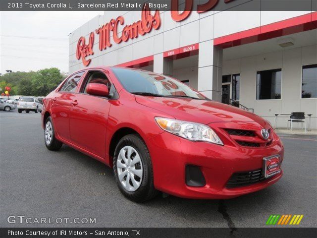 2013 Toyota Corolla L in Barcelona Red Metallic