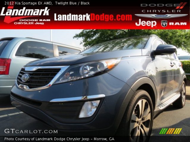 2012 Kia Sportage EX AWD in Twilight Blue