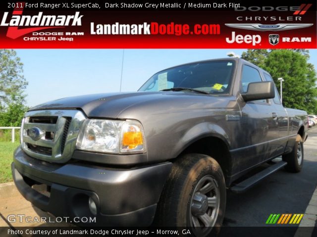 2011 Ford Ranger XL SuperCab in Dark Shadow Grey Metallic