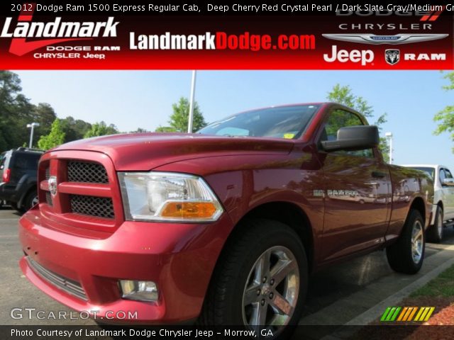 2012 Dodge Ram 1500 Express Regular Cab in Deep Cherry Red Crystal Pearl