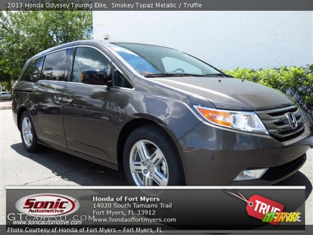 2013 Honda Odyssey Touring Elite in Smokey Topaz Metallic