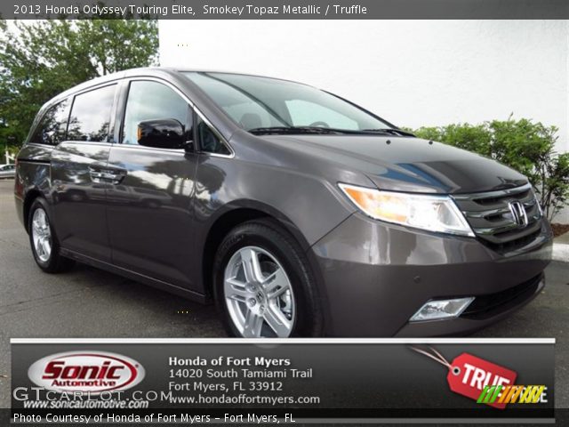 2013 Honda Odyssey Touring Elite in Smokey Topaz Metallic