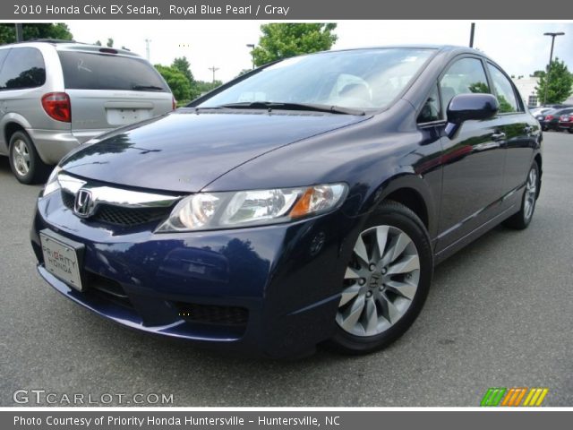 2010 Honda Civic EX Sedan in Royal Blue Pearl