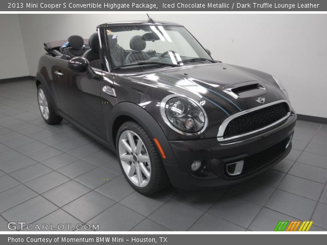2013 Mini Cooper S Convertible Highgate Package in Iced Chocolate Metallic