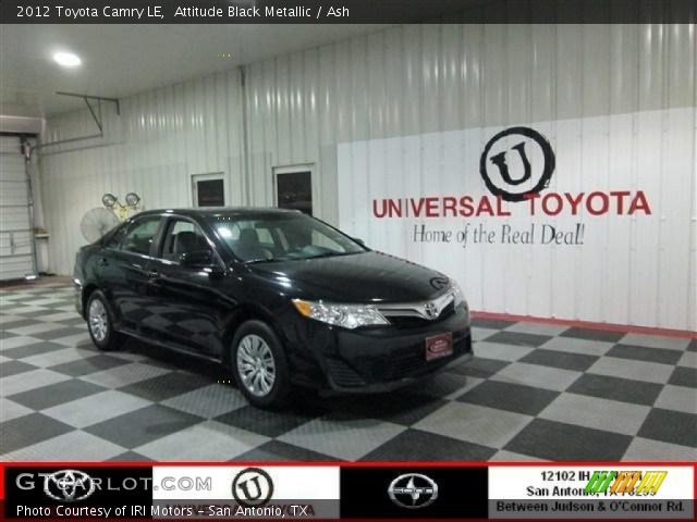 2012 Toyota Camry LE in Attitude Black Metallic