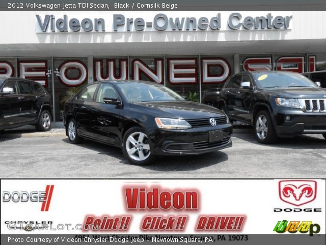 2012 Volkswagen Jetta TDI Sedan in Black