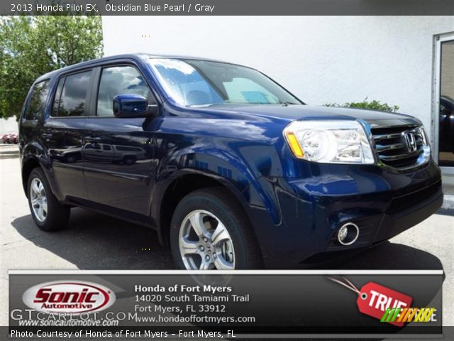 2013 Honda Pilot EX in Obsidian Blue Pearl